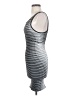 BCBGeneration Stripes Silver Cocktail Dress Size XS - photo 5
