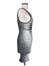 BCBGeneration Stripes Silver Cocktail Dress Size XS - photo 4