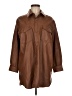 Zara 100% Polyester Brown Coat Size M - photo 1