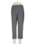 Investments Plaid Gray Casual Pants Size 10 - photo 1