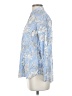 Express Print Blue Long Sleeve Blouse Size S (petite) - photo 5