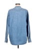 Bill Blass Blue Long Sleeve Button-Down Shirt Size M - photo 2