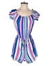 Bebop 100% Rayon Stripes Blue Romper Size M - photo 1