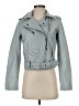 Zara 100% Polyurethane Teal Jacket Size S - photo 1