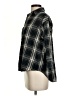 Madewell Plaid Black 3/4 Sleeve Button-Down Shirt Size S - photo 5