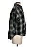 Madewell Plaid Black 3/4 Sleeve Button-Down Shirt Size S - photo 4