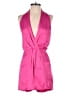 Zara 100% Polyester Solid Pink Romper Size M - photo 1