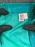 Unbranded 100% Silk Damask Floral Jacquard Teal Silk Skirt Size 14 - photo 4