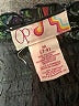 Op 100% Polyester Paisley Black Cocktail Dress Size M - photo 7