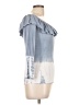 Mono b 100% Rayon Blue Long Sleeve Top Size L - photo 4