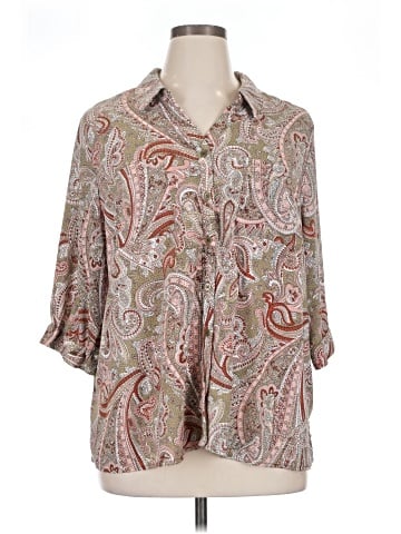 Catherines 3/4 Sleeve Blouse (view 1)