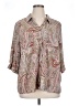 Catherines Paisley Gray 3/4 Sleeve Blouse Size 1X (petite) - photo 1