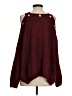 Elan 100% Acrylic Burgundy Pullover Sweater Size S - photo 2