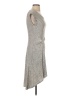 Max Studio Solid Gray Casual Dress Size S - photo 4