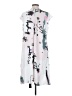 ASOS 100% Polyester Graphic White Casual Dress Size 2 - photo 2