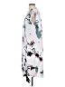 ASOS 100% Polyester Graphic White Casual Dress Size 2 - photo 5