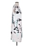 ASOS 100% Polyester Graphic White Casual Dress Size 2 - photo 4