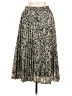 Chartou Animal Print Silver Casual Skirt Size M - photo 2