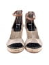 Tory Burch Gray Tan Wedges Size 8 - photo 2
