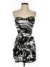 Arden B. 100% Polyester Graphic Black Cocktail Dress Size XS - photo 1