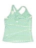 Sen Argyle Green Swimsuit Top Size M (estimated) - photo 2