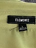 Elementz 100% Polyester Solid Green Long Sleeve Blouse Size L - photo 7
