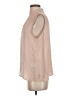 DKNY 100% Polyester Pink Tan Sleeveless Blouse Size Lg - XL - photo 5