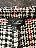 Topshop Plaid Black Gray Casual Pants Size 8 - photo 4