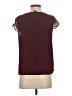 Shein Burgundy Short Sleeve Top Size 4 - photo 2