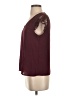 Shein Burgundy Short Sleeve Top Size 4 - photo 5