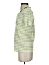 Orly Stripes Green Short Sleeve T-Shirt Size S - photo 5