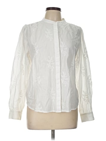 Caslon Long Sleeve Blouse (view 1)