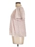 Mi ami 100% Polyester Pink Short Sleeve Blouse Size L - photo 5