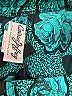 Assorted Brands 100% Polyester Paisley Floral Graphic Teal Casual Skirt Size 6 - photo 4