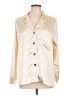 Topshop Color Block Ivory Long Sleeve Blouse Size 10 - photo 1