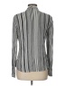 Have Stripes Gray Long Sleeve Blouse Size L - photo 2