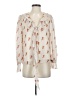 Shein 100% Polyester Ivory Long Sleeve Blouse Size 4 - photo 1