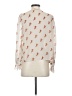 Shein 100% Polyester Ivory Long Sleeve Blouse Size 4 - photo 2