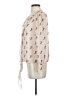 Shein 100% Polyester Ivory Long Sleeve Blouse Size 4 - photo 5