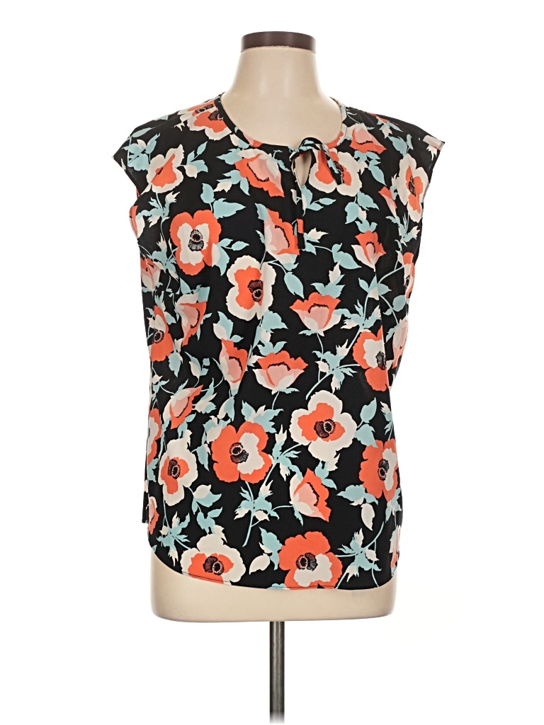 Pre-owned Talbots Sleeveless Blouse In Black