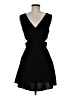 Zara 100% Polyester Solid Black Cocktail Dress Size M - photo 2