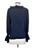 CeCe 100% Polyester Blue Long Sleeve Blouse Size S - photo 2