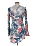 Raisins Blue Long Sleeve Blouse Size L - photo 2