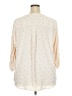Torrid 100% Polyester Ivory 3/4 Sleeve Blouse Size 3X Plus (3) - photo 2