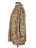 Angashion Animal Print Gold Long Sleeve Blouse Size L - photo 5
