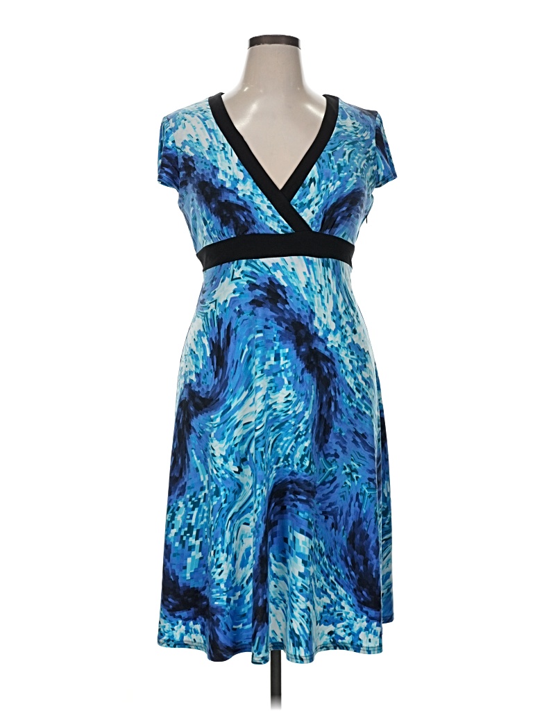 Pre-owned Dressbarn Cocktail Dress In Blue