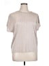 Kim Rogers 100% Polyester Silver Short Sleeve Top Size XL - photo 1