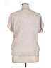 Kim Rogers 100% Polyester Silver Short Sleeve Top Size XL - photo 2