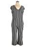 Tacera Stripes Gray Jumpsuit Size XL - photo 1