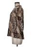 Dana Buchman 100% Polyester Animal Print Brown Tan Short Sleeve Blouse Size M - photo 5